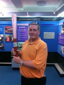 Olympic Torch, carried by the BHSF principal